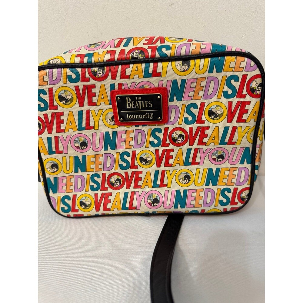 The Beatles Loungefly All You Need Is Love crossbody